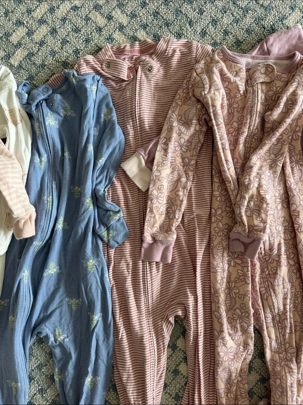 24 month - Set of 12 Pink and Pastel Mixed Sleepwear Set